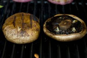 Grill the portobello mushrooms