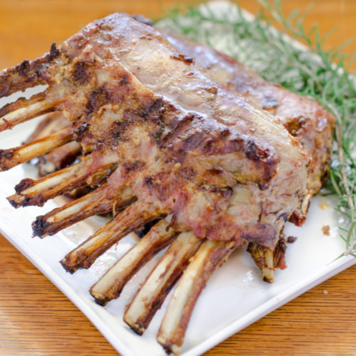 Grilled Rack of Lamb