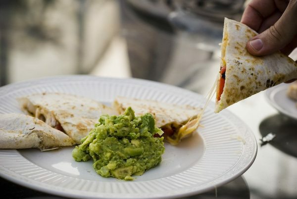Quesadillas made on a VillaWare Pizza Grill