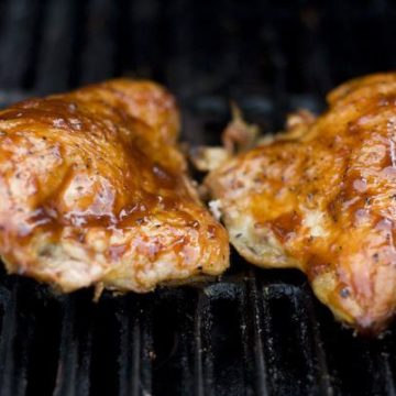 Barbeque Chicken on a Gas Grill | BBQ Split Chicken Breast