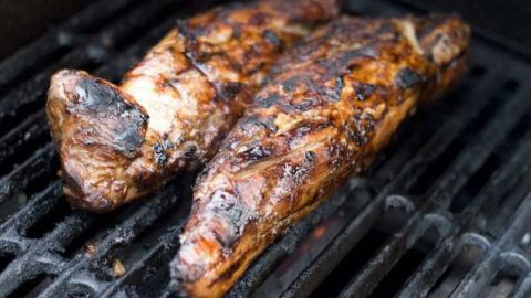 Marinated and Grilled Pork Tenderloin
