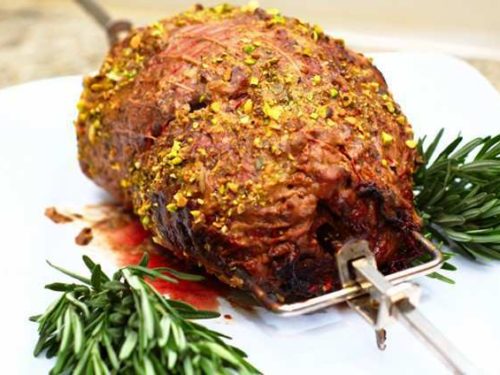 How to Grill a Great Leg of Lamb on a Rotisserie