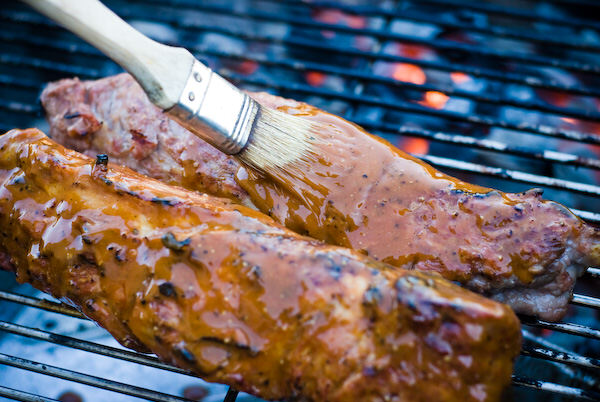 basting a pork tenderloin