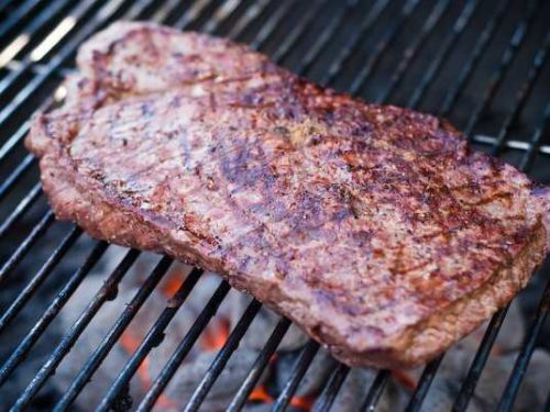 Flat clearance iron bbq