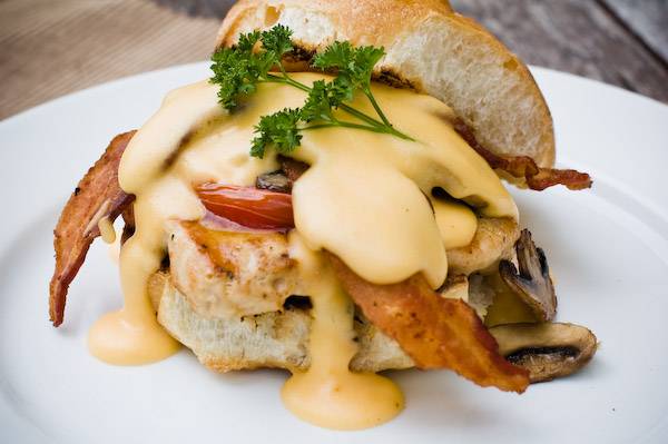 Hot Brown Turkey Burger