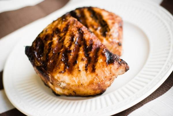 Grilled hoisin pork chops