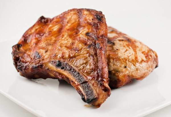 barbecue pork chops