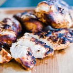 Marinated and grilled chicken