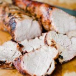 Sliced pork tenderloin