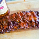 bourbon and ribs with barbecue sauce