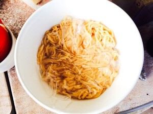 ramen in a bowl
