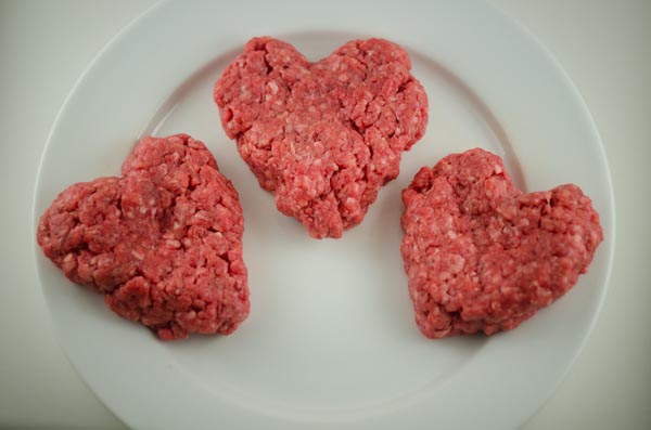 Heart Shaped Burgers