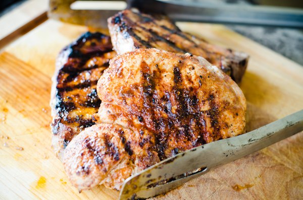 spice rubbed pork chops