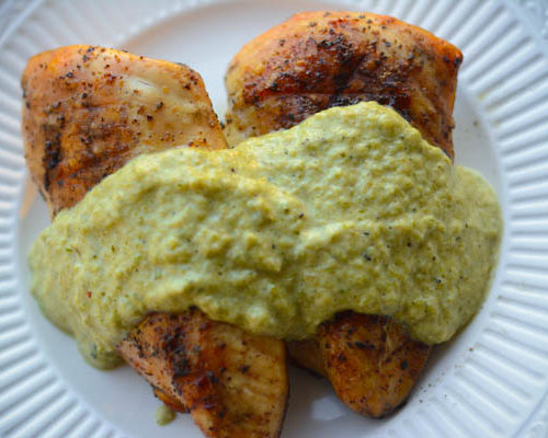 Poblano clearance cream sauce